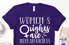 Women's rights are human rights - Women Empowerment EPS SVG Product Image 3