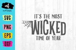 It's the most Wicked time of year SVG Cut File Product Image 1