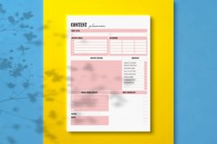 Social Media Content Planner Pink Product Image 2