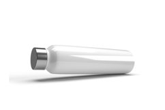 Rounded Long Bottle 3D Mockup Template Photoshop Product Image 2