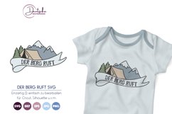 Der Berg ruft SVG | Camping SVG Product Image 1