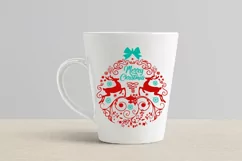 Christmas Ball SVG Merry Christmas SVG PNG EPS DXF Files Product Image 4