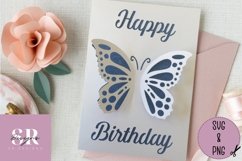 3d butterfly birthday card| Paper cutting | birthday card Product Image 1