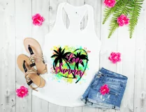 Love Summer Colorful Print | Palm Trees Design | Sublimation Product Image 4