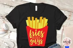 Fries before guys - Women Empowerment EPS SVG DXF PNG Product Image 3