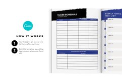 STUDENT ACADEMIC PLANNER CUSTOMIZABLE CANVA TEMPLATE Product Image 3