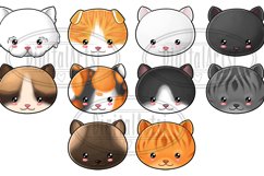 Kawaii Cats Clipart Product Image 2