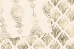 Ivory Art Deco Digital Paper Product Image 2