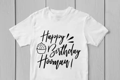 Happy Birthday Hooman - Birthday SVG EPS DXF PNG Cut Files Product Image 2