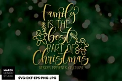 Merry Christmas Svg, Family is the best svg, Christmas Gift Product Image 1
