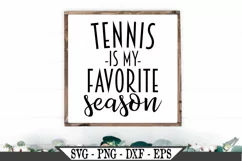 Tennis Is My Favorite Season SVG Product Image 2