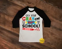 GET YOUR CRAY ON IT'S THE 100TH DAY OF SCHOOL SVG DXF PNG Product Image 2
