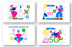 10 5G Network Connectivity Illustration Product Image 3