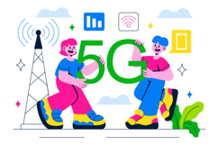 10 5G Network Connectivity Illustration Product Image 4