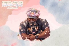 Grandpa with Dog Sublimation Clipart Product Image 6