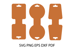 Template for making a keychain with a holder, jewelry Product Image 1