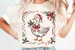Christmas Goose Sublimation PNG Designs Product Image 5