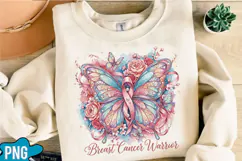 Breast Cancer Warrior PNG Designs Product Image 5
