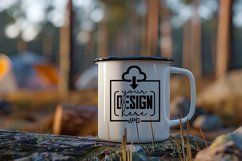 Camping White Enamel Mug Mockups Product Image 1