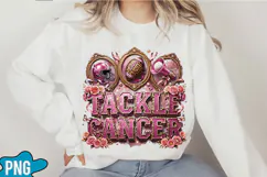 Football Tackle Cancer Sublimation Product Image 5
