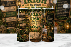 Irish by Birth Blessed Tumbler Wrap Product Image 1