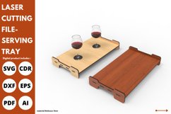 5mm simple serving Tray svg laser cut file & glowforge craft Product Image 1