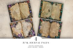 Crystal Junk Journal Digital Paper Bi-fold Product Image 1