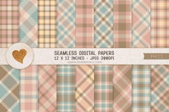 Plaid lovers seamless papers bundle Product Image 11