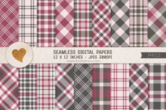 Plaid lovers seamless papers bundle Product Image 12