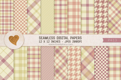 Plaid lovers seamless papers bundle Product Image 13