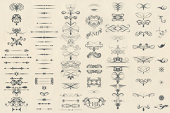 Bundle of vector vintage flourishes Product Image 5