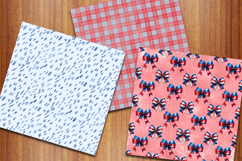 4th of July Nautical Seamless Patterns, American Backgrounds Product Image 5