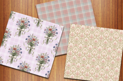 Spring Picnic Seamless Patterns, Garden Digital Papers Product Image 5