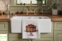 Watercolor Vintage Cakes Clipart, Retro Cakes Illustrations Product Image 5