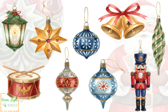 Vintage Christmas Junk Journal Ephemera, Holidays Clipart Product Image 5