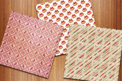 Vintage Christmas Digital Papers, Holidays Backgrounds Product Image 5