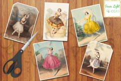 Vintage Dancers Junk Journal Ephemera, Printable Music Sheet Product Image 5