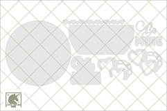 Be Mine Door Hanger SVG, Heart Handcuffs Round Wooden Sign Product Image 2