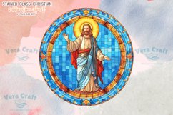 Stained Glass Christian Sublimation Clipart Product Image 6