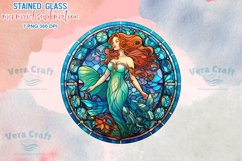 Stained Glass Mermaid Sublimation Cilpart Product Image 6