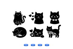 Hand Drawn Cat SVG For Craft Projects Product Image 1