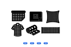 Gingham Plaid SVG For Textile Printing Product Image 1