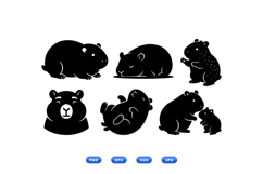 Hand Drawn Guinea Pig Clipart For Crafts Product Image 1