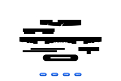 Abstract Silhouette Vector For Crafts Product Image 1