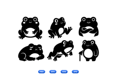 Hand Drawn Frog SVG For Kids Decor Product Image 1