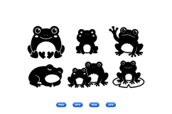 Hand Drawn Frog Clipart For Crafts Product Image 1