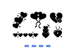 Valentine Heart Vector For Crafts And SVG Product Image 1