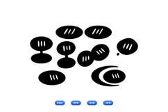 Minimal Pebble Clipart For Crafts Product Image 1