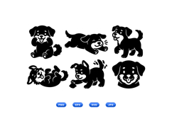 Cute Puppy SVG Illustration For Nursery Product Image 1