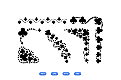 Club Suit Vector For Invitations And Crafts Product Image 1